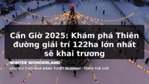 Cần Giờ 2025: Khám phá Thiên đường giải trí 122ha lớn nhất sẽ khai trương