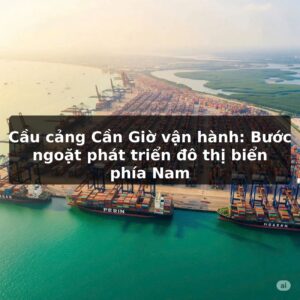 Cầu cảng Cần Giờ vận hành: Bước ngoặt phát triển đô thị biển phía Nam