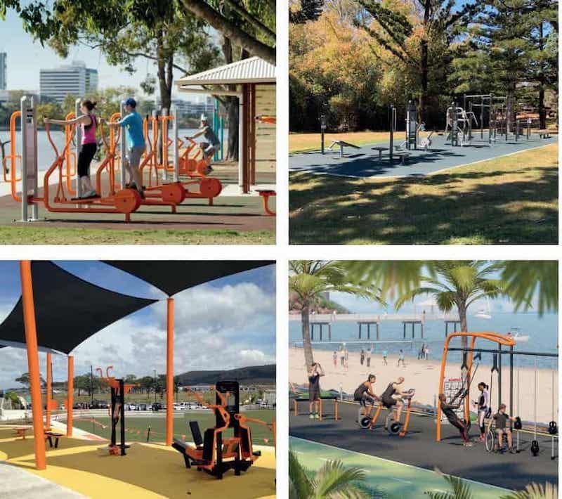 Công viên Gym ngoài trời hiện đại