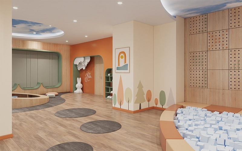 kidzone-the-beverly-1 Khu vui chơi trẻ em (Kidzone) rộng rãi, sáng tạo giúp các bé có không gian giải trí lành mạnh.