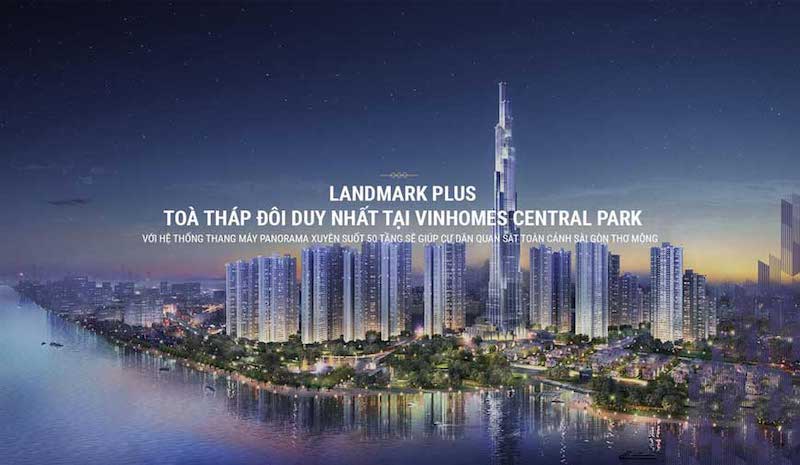 landmark81 landmark plus toà tháp đôi duy nhất tại vinhomes central park