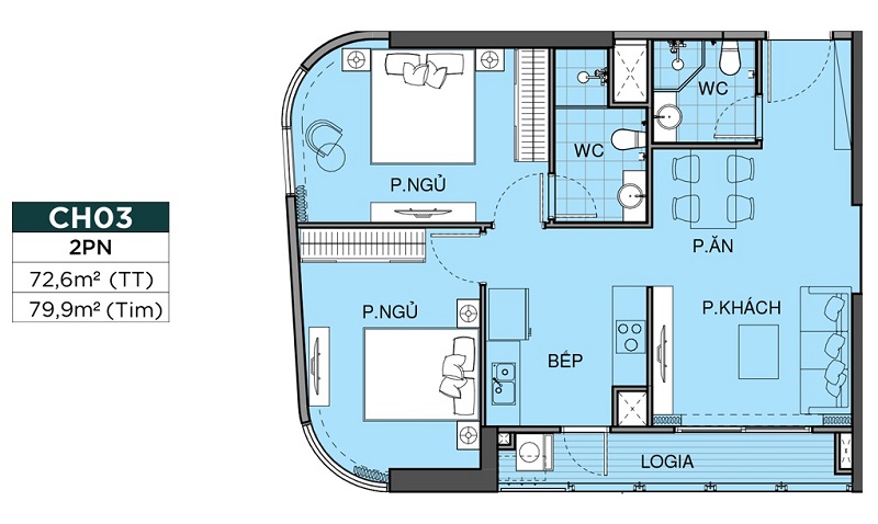 layout-2pn-the-beverly-2 Căn hộ 2PN (2 phòng ngủ, 1 hoặc 2 WC) tại The Beverly Vinhomes Grand Park