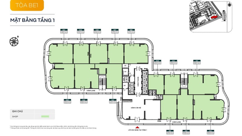 layout-toa-be1-the-beverly-tang-1-1 Mặt bằng tầng 1 – Khu Shophouse Tòa BE1 – The Beverly
