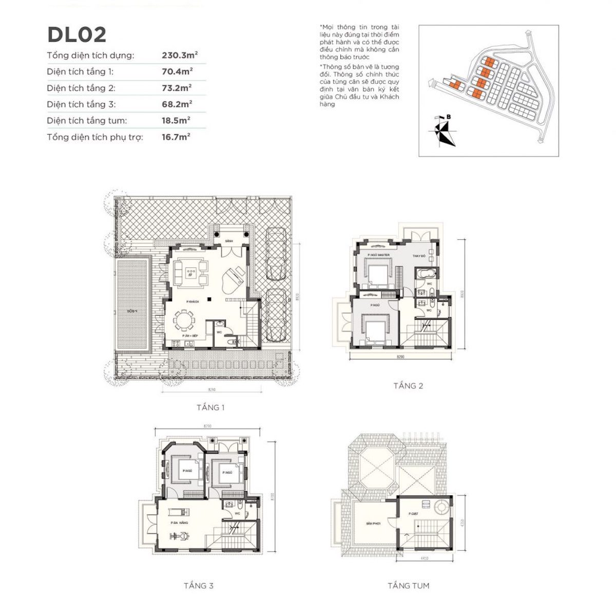 mat-bang-biet-thu-don-lap-dl02-vinhomes-green-villas mặt bằng biệt thự đơn lập dl2 Vinhomes Green Villas