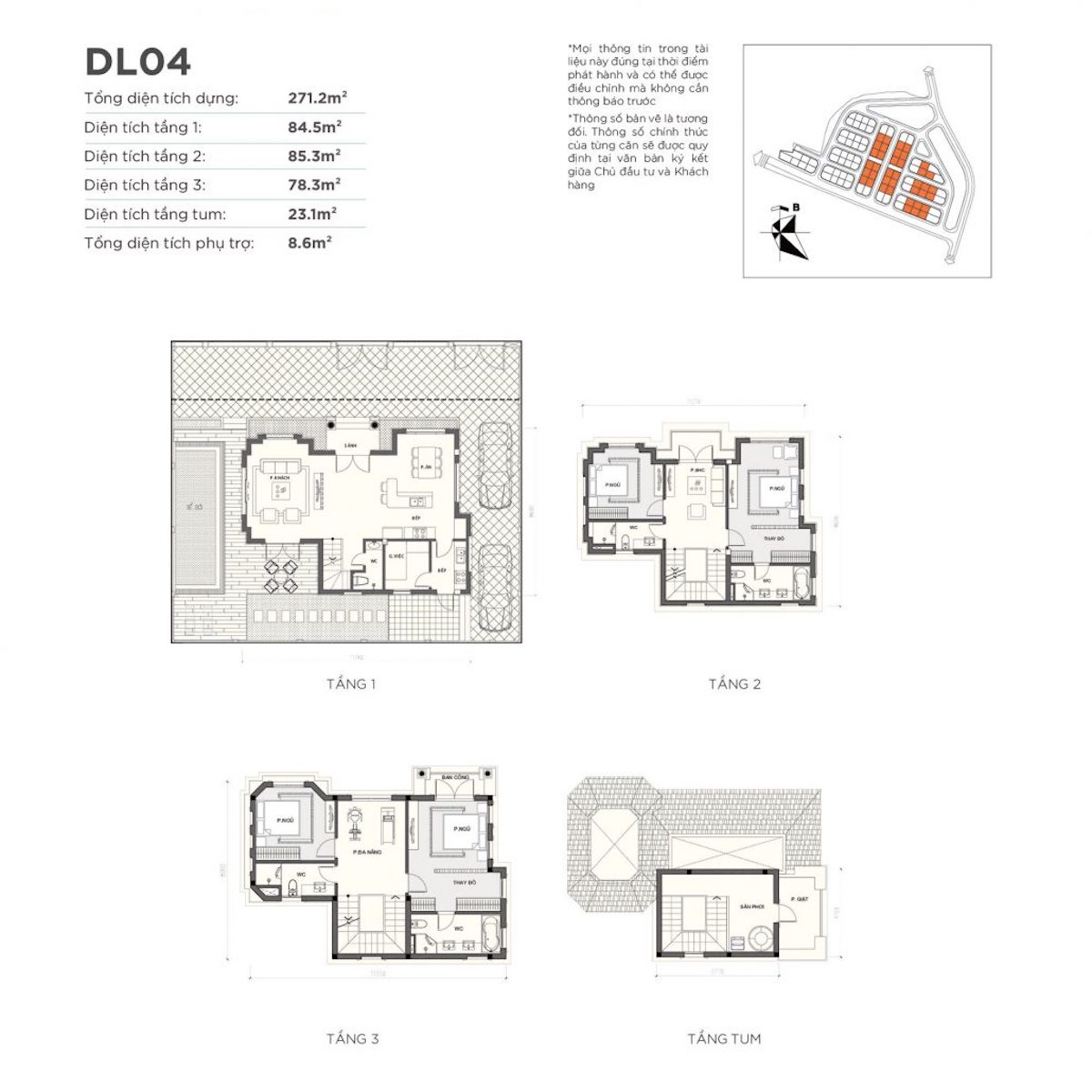 mat-bang-biet-thu-don-lap-dl04-vinhomes-green-villas mặt bằng biệt thự đơn lập dl4 Vinhomes Green Villas