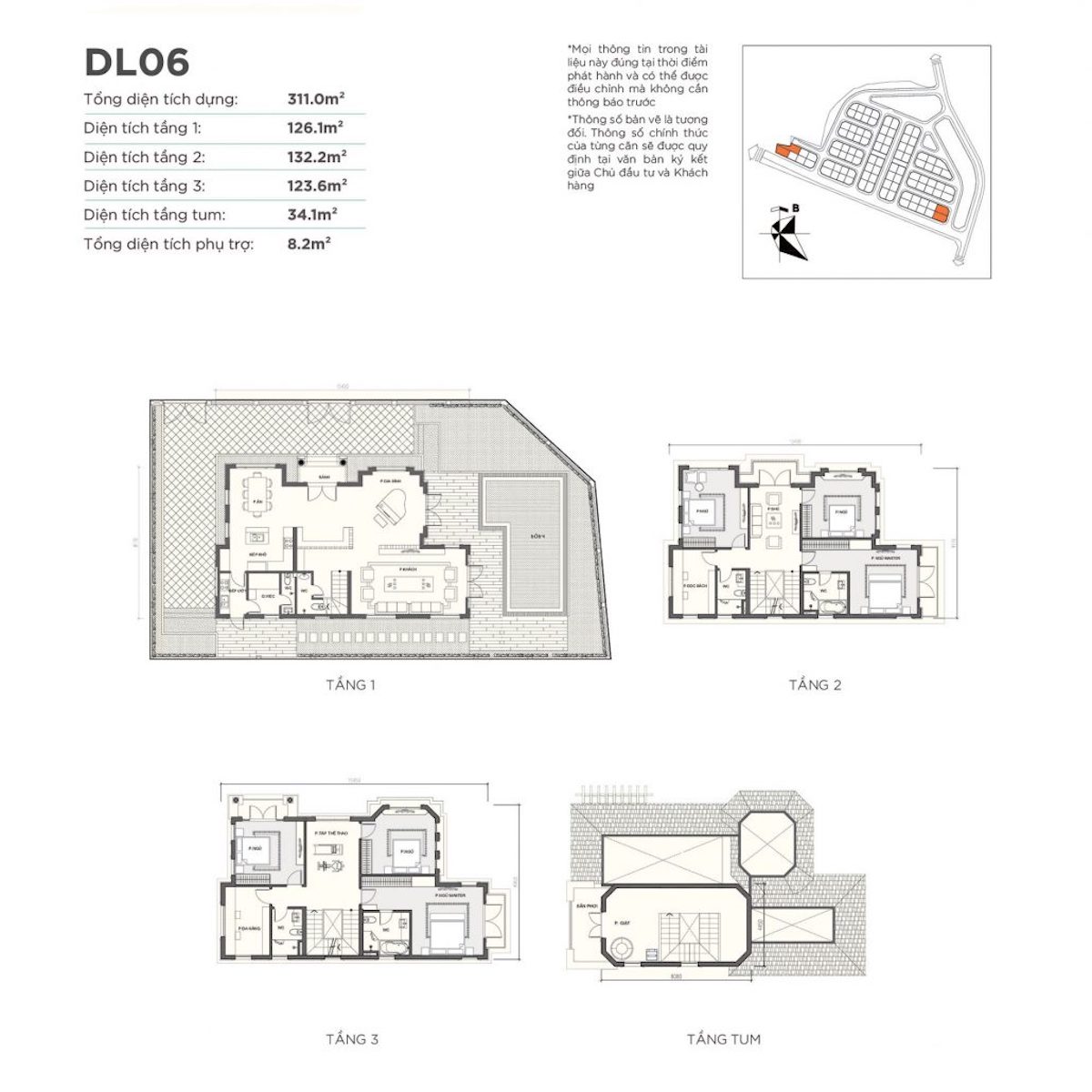 mat-bang-biet-thu-don-lap-dl06-vinhomes-green-villas mặt bằng biệt thự đơn lập dl6 Vinhomes Green Villas