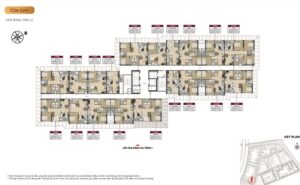 Layout GH1 Glory Heights – Mặt Bằng Chi Tiết Tòa GH1 Vinhomes Grand Park