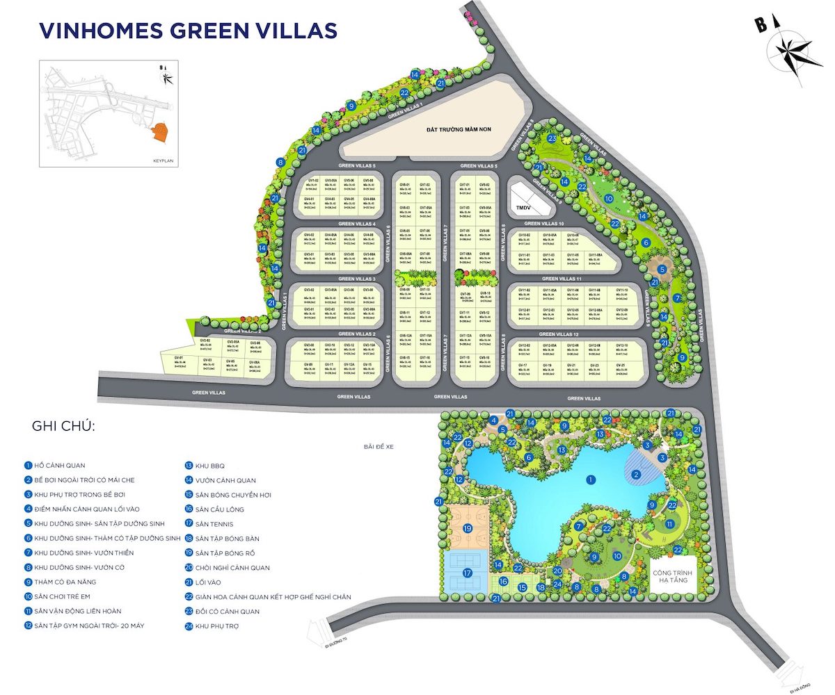 mat-bang-tong-the-vinhomes-green-villas Mặt bằng tổng thể Vinhomes Green Villas