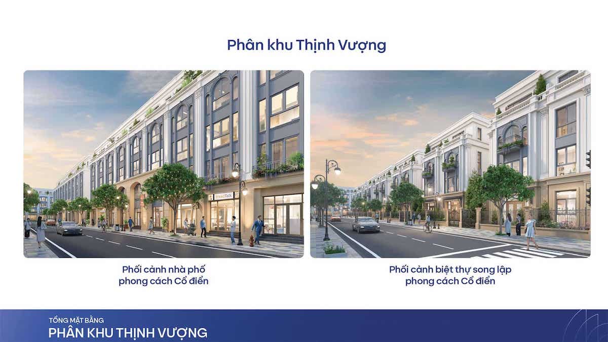 phoi-canh-nha-pho-va-biet-thu-tai-phan-khu-thinh-vuong Phối cảnh Nhà Phố và Biệt Thự tại Phân Khu Thịnh Vượng.