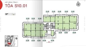 Mặt Bằng Tòa S1001 - Vinhomes Grand Park | Layout Căn Hộ & Shophouse Chi Tiết