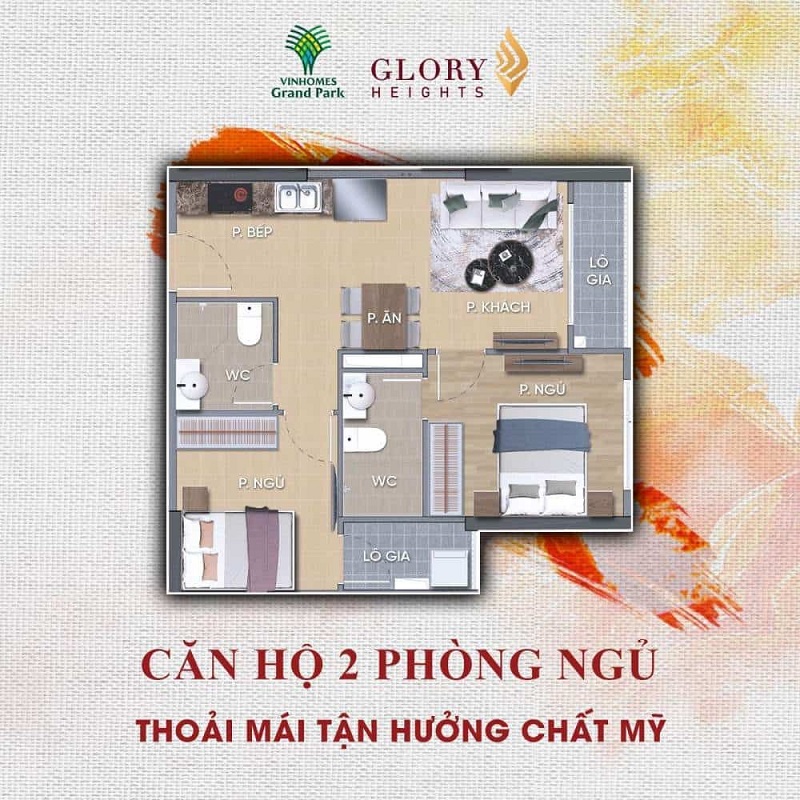 Căn hộ 2PN & 2PN+ – Lựa chọn hoàn hảo cho gia đình trẻ