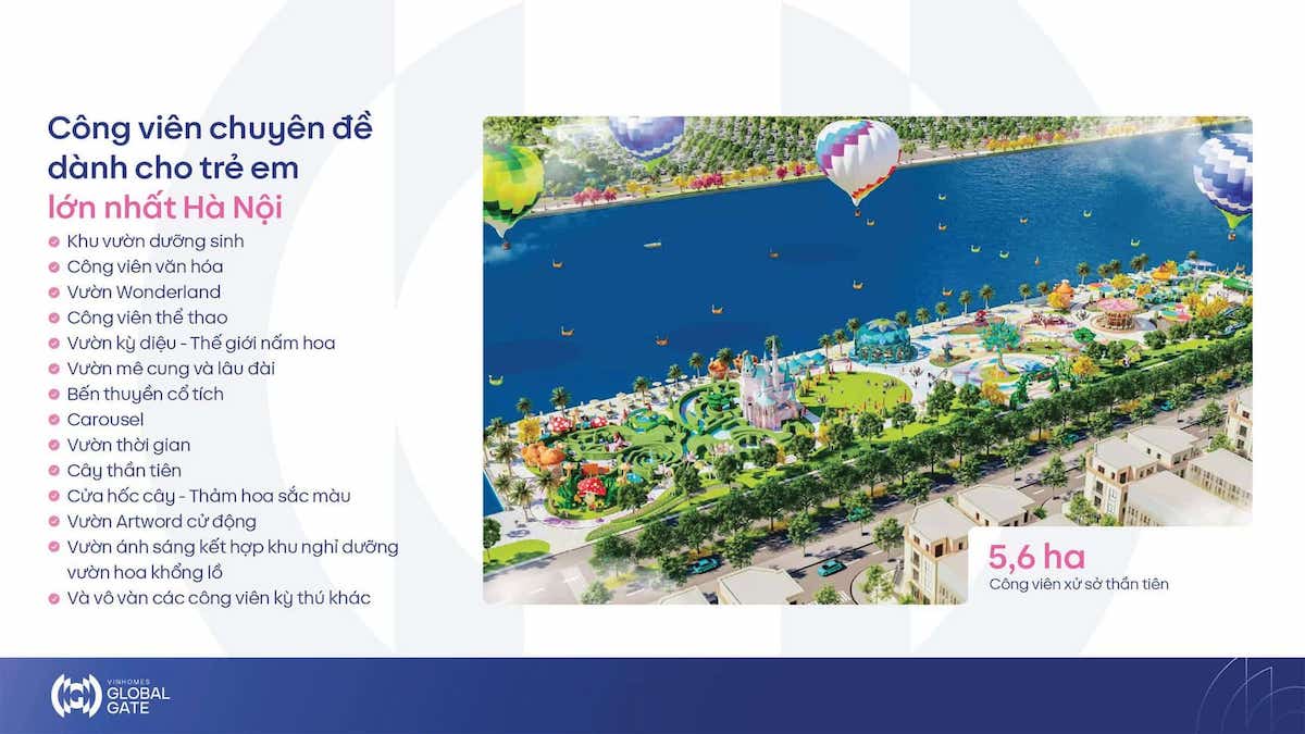 vinhomes-global-gate-mang-den-nhung-cong-vien-chuyen-de-gianh-cho-tre-em-lon-nhat-ha-noi 5. Công viên chuyên đề Wonderland – Không gian trải nghiệm tuyệt vời dành cho trẻ em